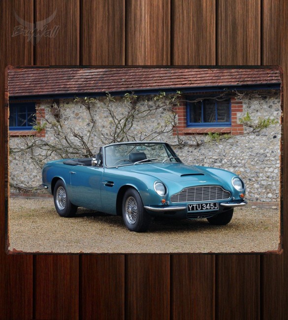 Металлическая табличка Aston Martin DB6 Vantage Volante